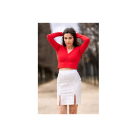 Jupe longue blanche Natacha 